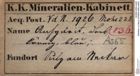 Etiketten zu Baryt (NHMW-MIN-As65)
